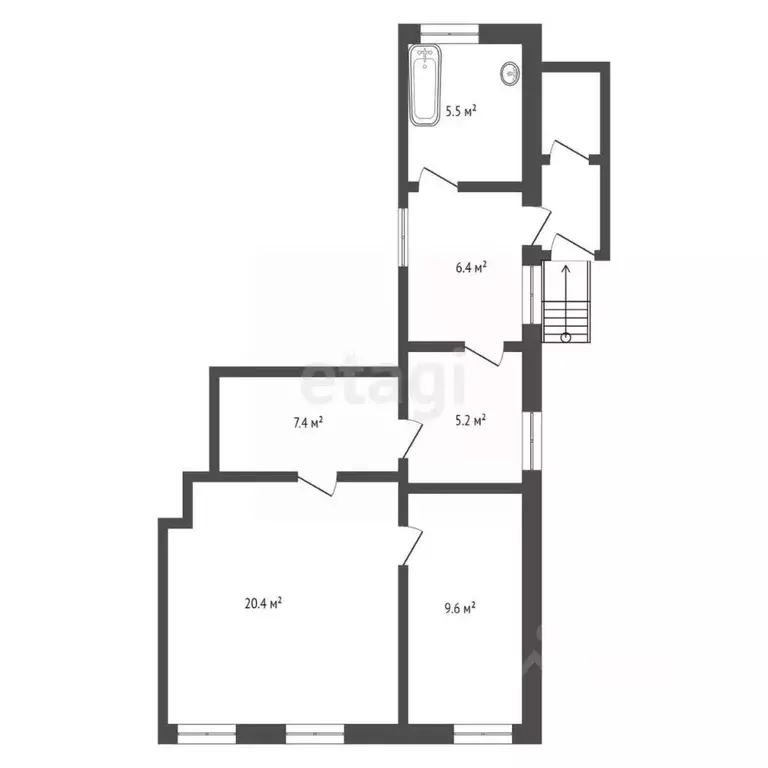 Дом в Брянская область, Брянск ул. Урицкого, 15 (55 м) - Фото 1