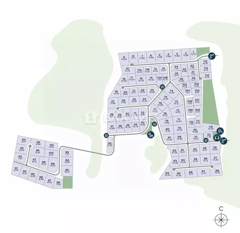 Участок в Ленинградская область, Всеволожский район, Колтушское ... - Фото 2