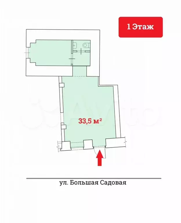 Продажа габ - Магазин  Табак  - 33,5 м - Фото 0