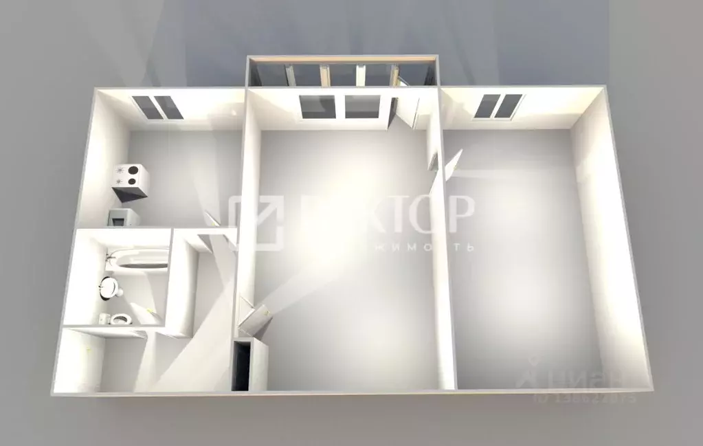 2-к кв. Ярославская область, Ярославль ул. Победы, 19 (43.5 м) - Фото 2