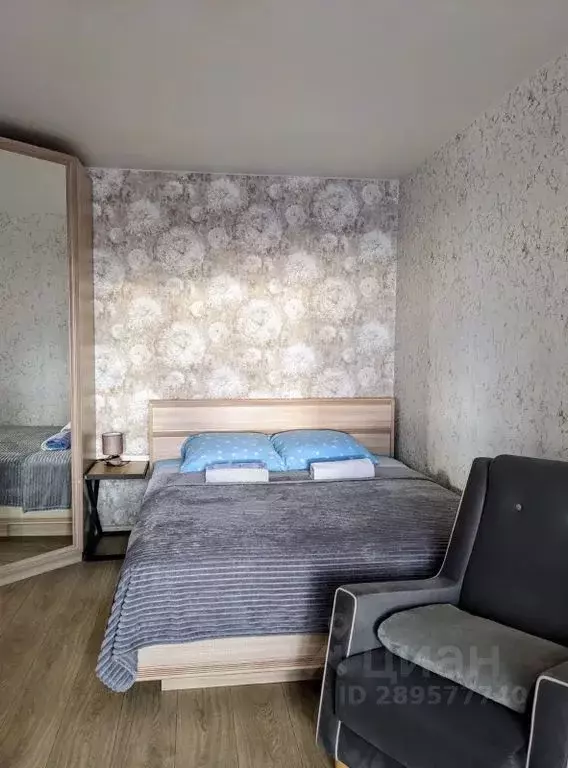 1-к кв. Псковская область, Псков Рижский просп., 93 (33.0 м) - Фото 1