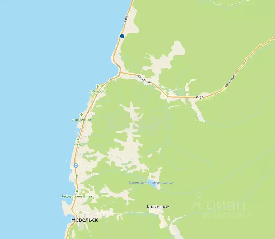 Участок в Сахалинская область, Холмский городской округ, с. Прибой  ... - Фото 2