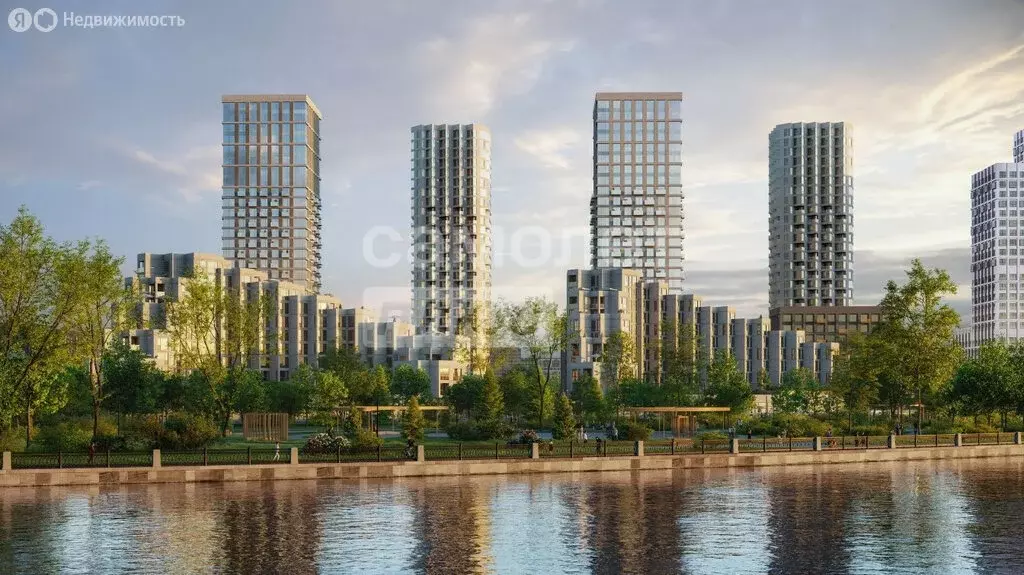 2-комнатная квартира: Москва, набережная Марка Шагала, 11к2 (61 м) - Фото 1