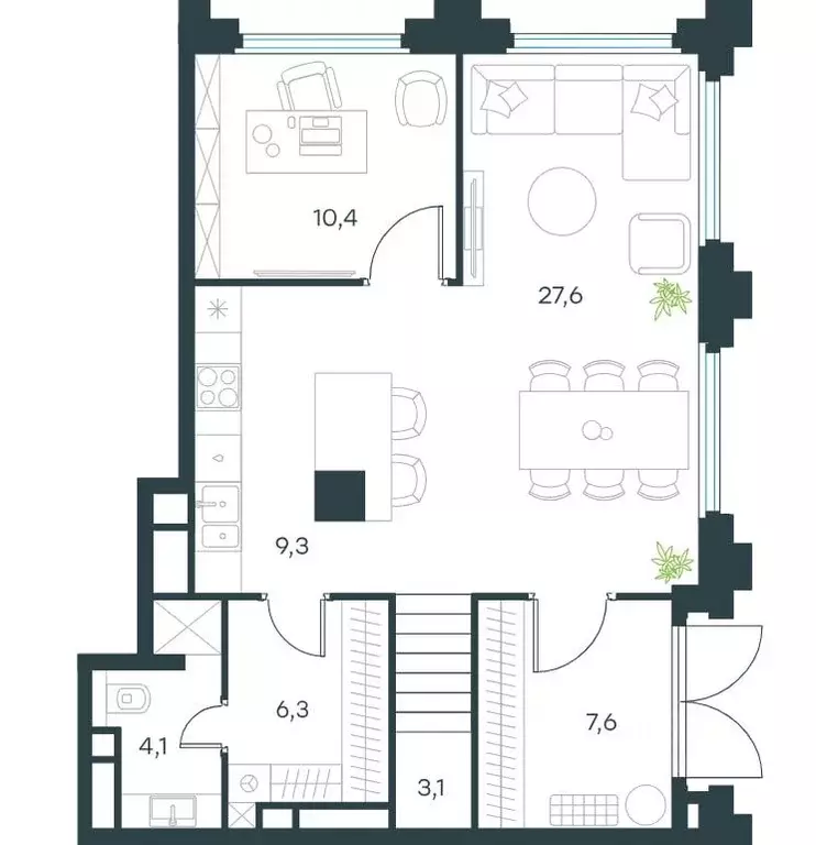 Помещение свободного назначения в Москва Большая Почтовая ул., кС (125 ... - Фото 2