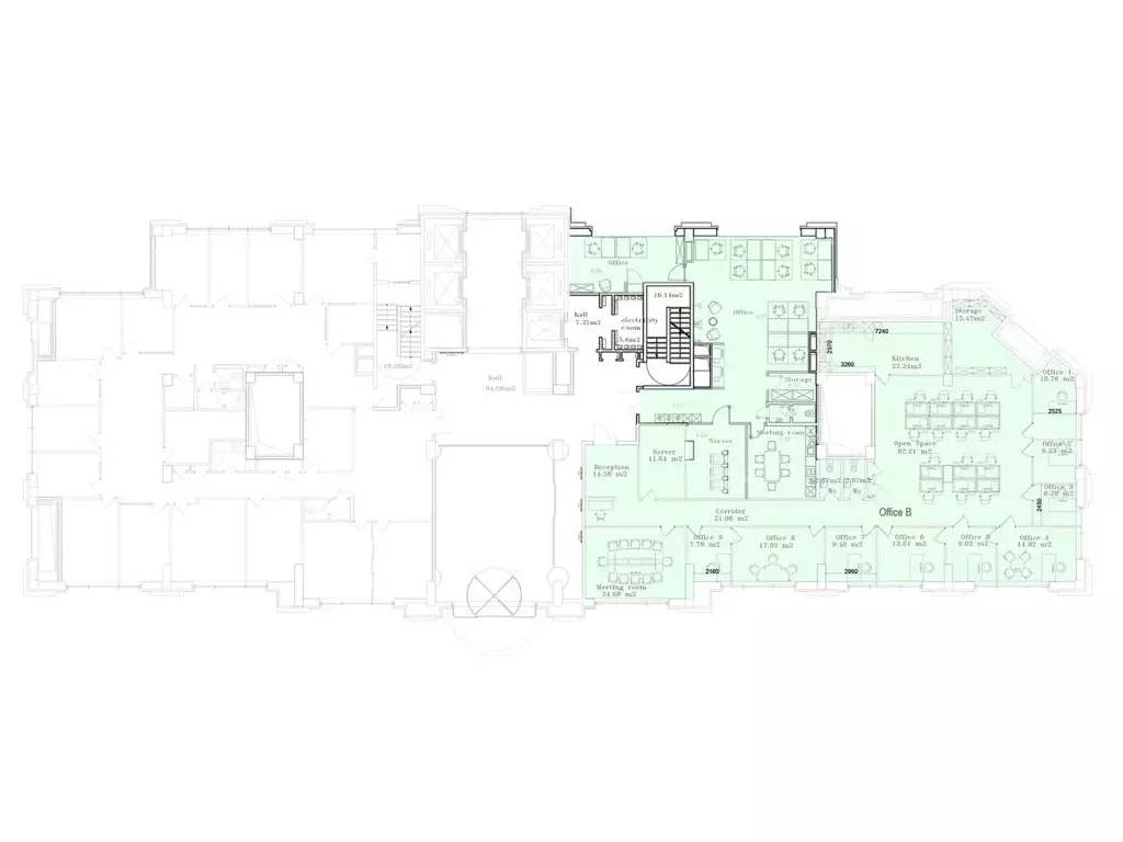 Офис в Москва Павелецкая пл., 2С1 (534 м) - Фото 1