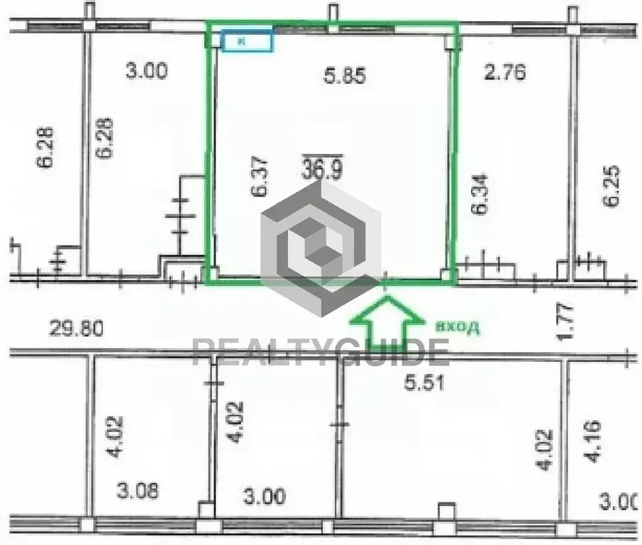 Офис в Москва ул. Кулакова, 20к1 (37 м) - Фото 1