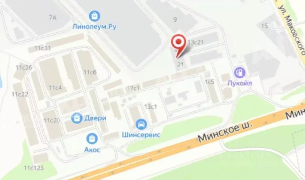 Склад в Московская область, Одинцово ул. Маковского, 21А (1092 м) - Фото 2
