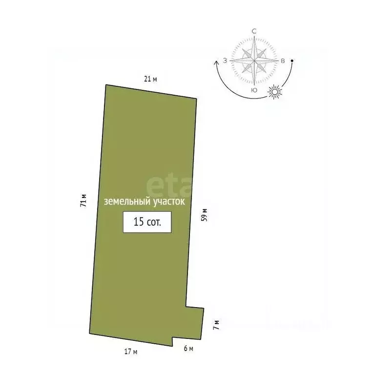 Участок в Красноярский край, Емельяновский муниципальный округ, с. ... - Фото 2