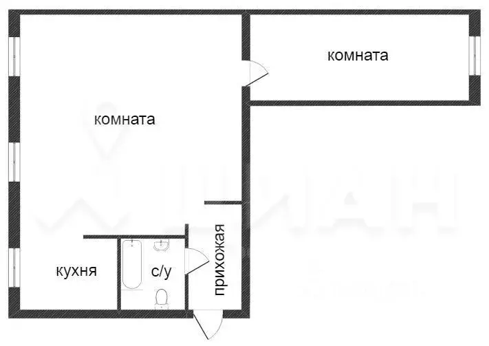 2-к кв. Татарстан, Казань ул. Оренбургский Тракт, 24Б (60.0 м) - Фото 1