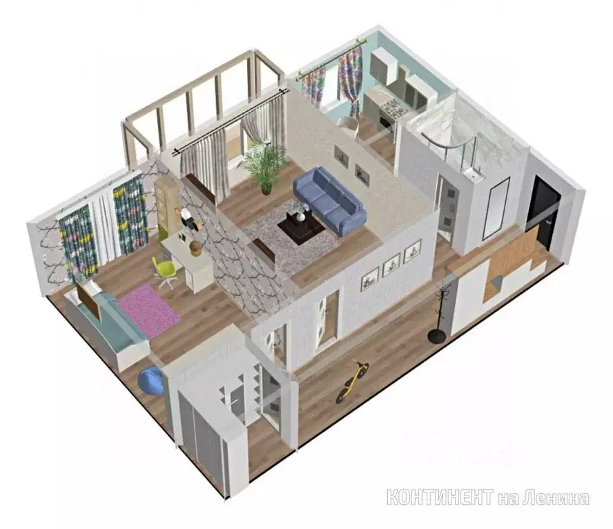 2-к кв. Ярославская область, Рыбинск ул. Гагарина, 5 (42.4 м) - Фото 1