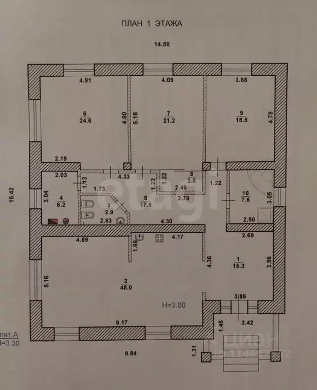 Дом в Волгоградская область, Волжский Строитель СНТ, ул. 5-я, 6 (165 ... - Фото 1