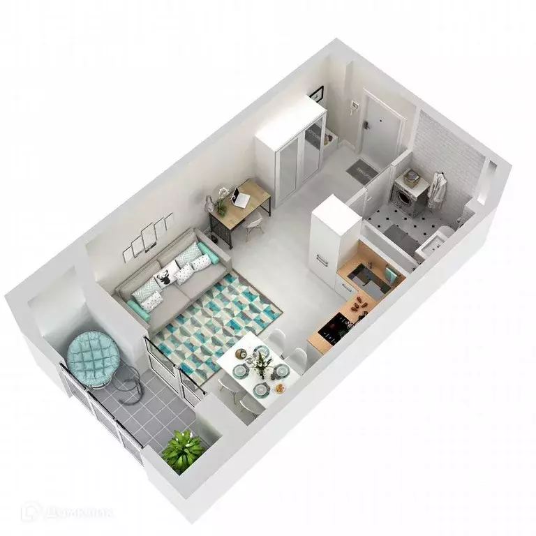 Продаётся квартира-студия, 26.8 м - Фото 1