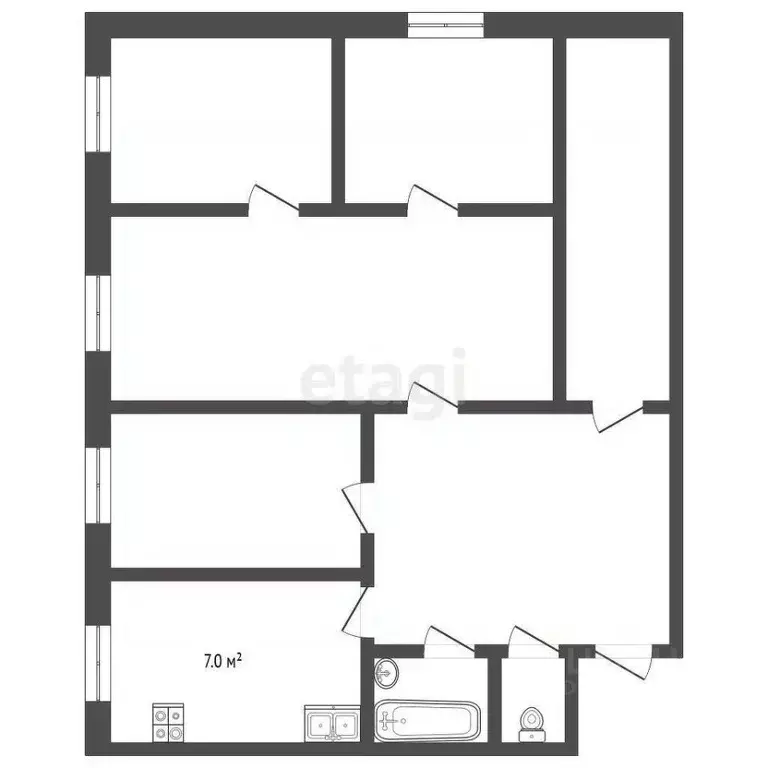 4-к кв. Владимирская область, Муром ул. Льва Толстого, 109 (60.7 м) - Фото 2