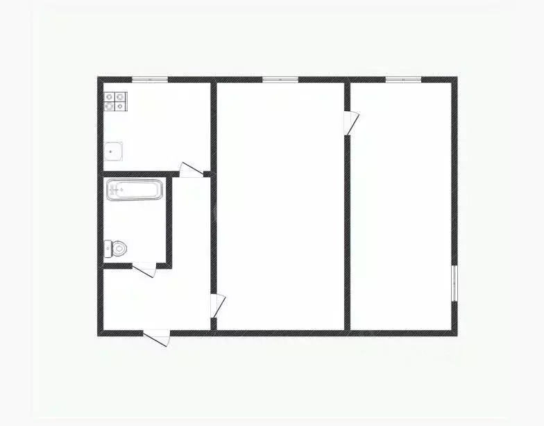 2-к кв. Костромская область, Нерехта ул. Победы, 7 (42.8 м) - Фото 1