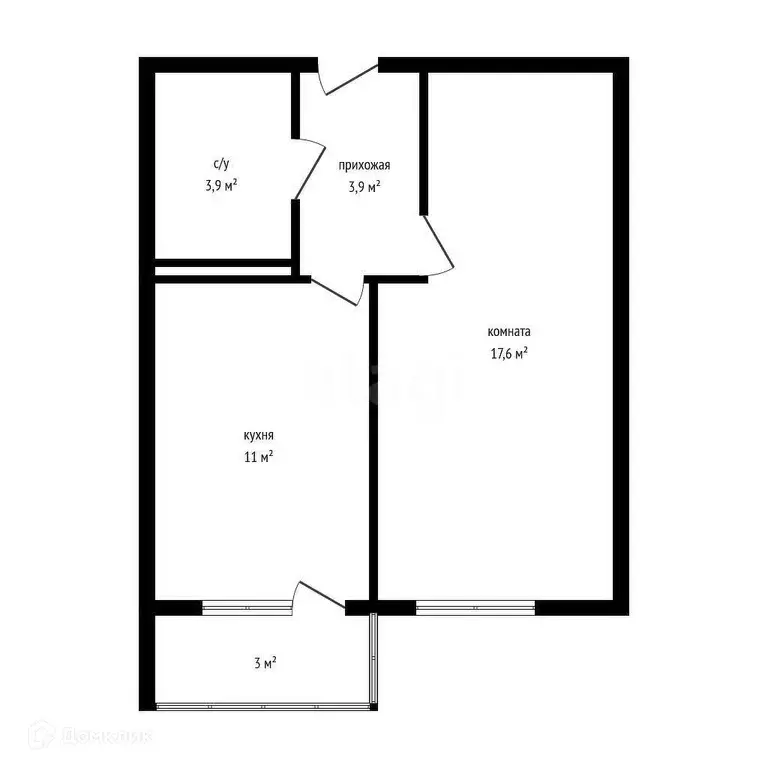 Продаётся 1-к квартира, 37 м - Фото 0