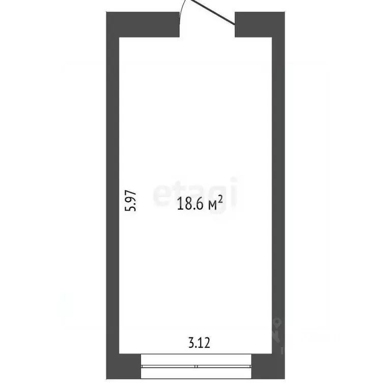 Комната Тюменская область, Тюмень Одесская ул., 18 (18.6 м) - Фото 1