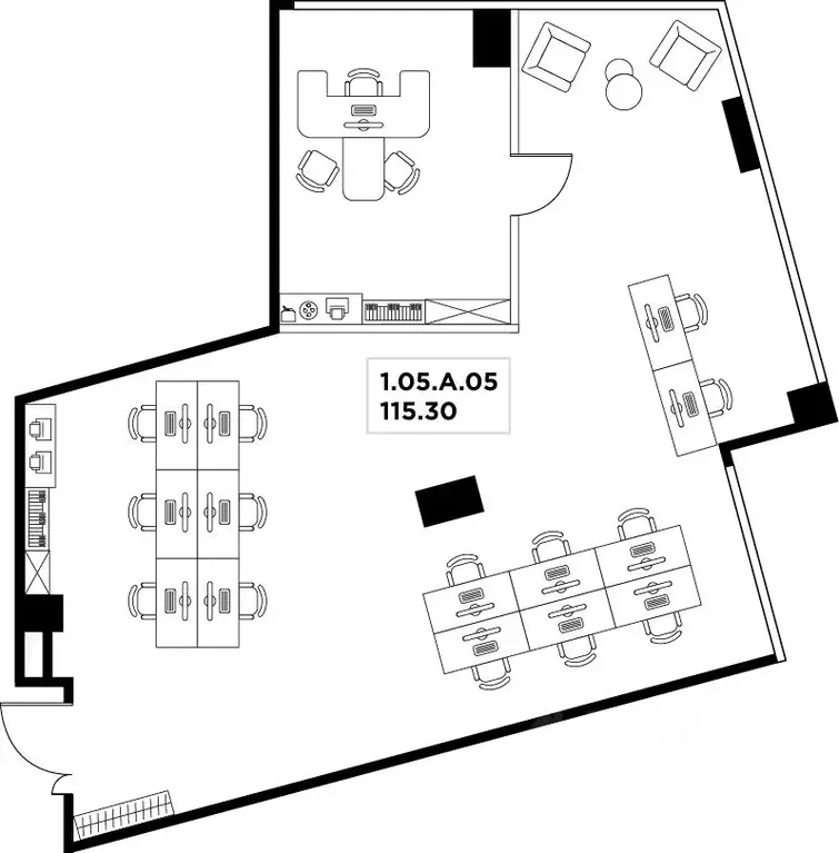 Офис в Москва ул. Маршала Прошлякова, 23 (115 м) - Фото 2