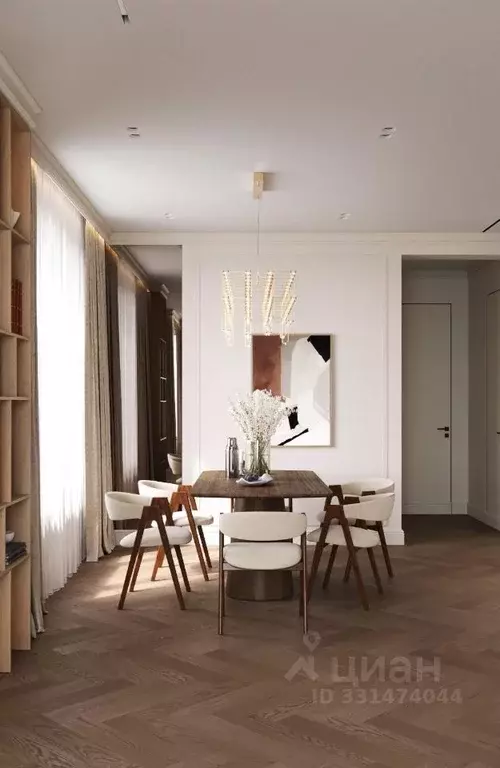 5-к кв. Москва Фестивальная ул., 15К4 (124.0 м) - Фото 2