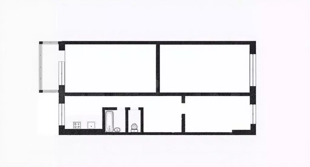 3-к кв. Белгородская область, Белгород ул. Щорса, 2а (61.5 м) - Фото 2