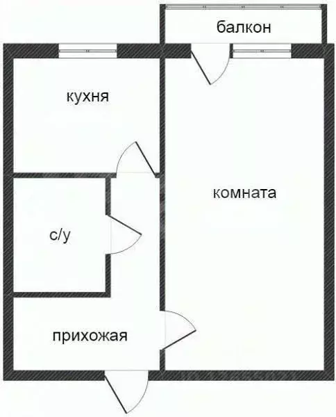 1-к кв. Костромская область, Кострома ул. Стопани, 33 (31.0 м) - Фото 2