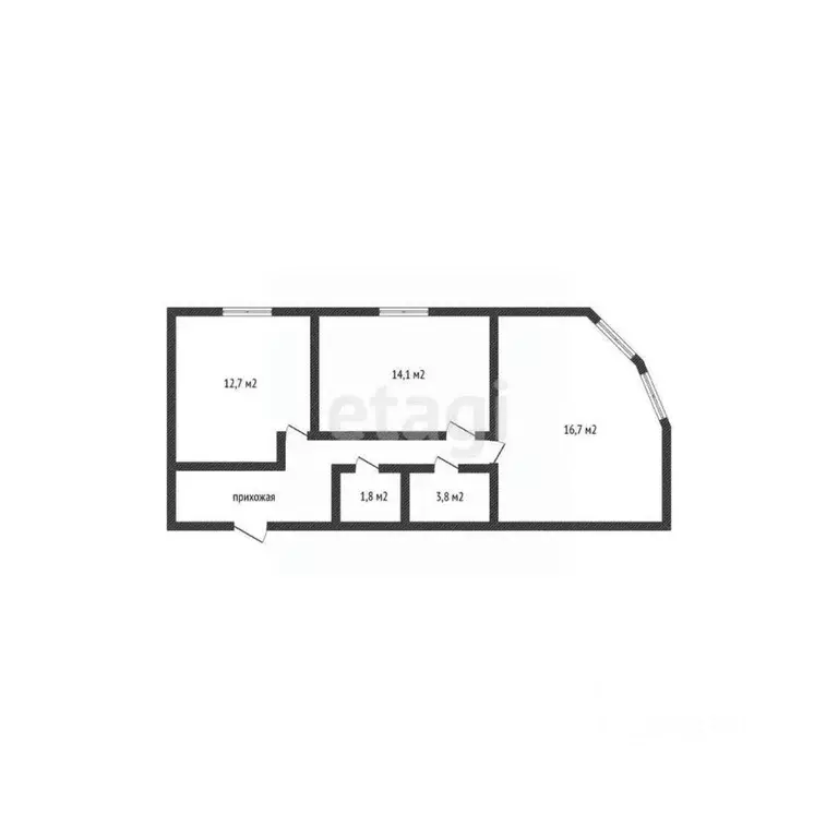 2-к кв. Краснодарский край, Краснодар ул. Веронская, 20 (60.6 м) - Фото 1