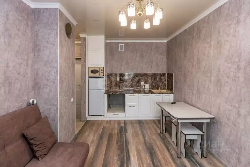 Студия Тюменская область, Тюмень ул. Фармана Салманова, 5 (26.9 м) - Фото 1