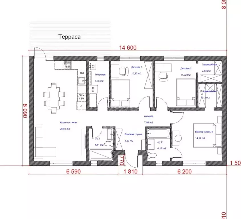 Дом в Элиста, Ковыльная улица (110 м) - Фото 2