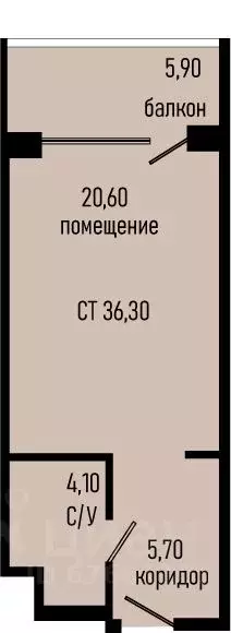 Студия Краснодарский край, Туапсинский муниципальный округ, с. Агой  ... - Фото 0