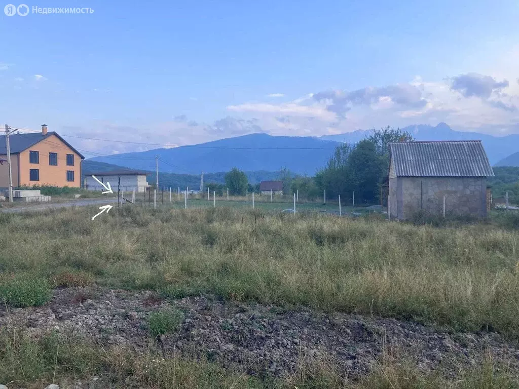 Участок в село Верхняя Саниба, улица Губа Губиева (10 м) - Фото 2