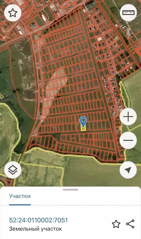Участок в Нижегородская область, Богородский муниципальный округ, с. ... - Фото 0