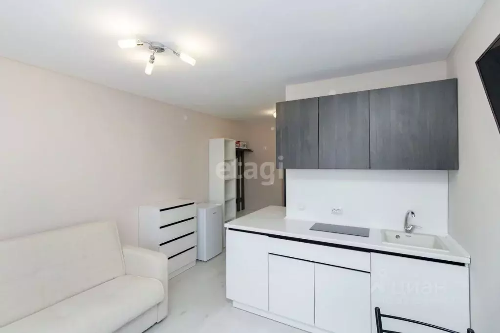 Студия Тюменская область, Тюмень ул. Мельникайте, 83 (23.0 м) - Фото 1
