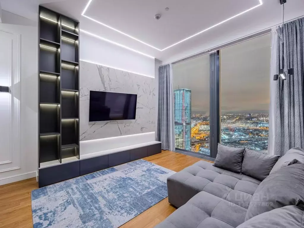 2-к кв. Москва 1-й Красногвардейский проезд, 22 (70.0 м) - Фото 1