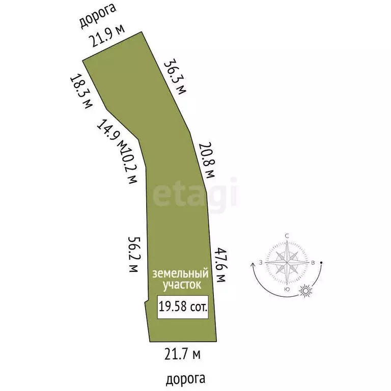 Дом в Нерчинск, Нагорная улица (59.8 м) - Фото 1