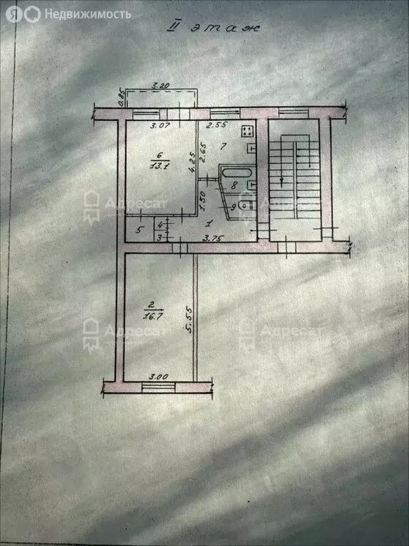 2-комнатная квартира: Волгоград, улица им. Циолковского, 3А (47.2 м) - Фото 1