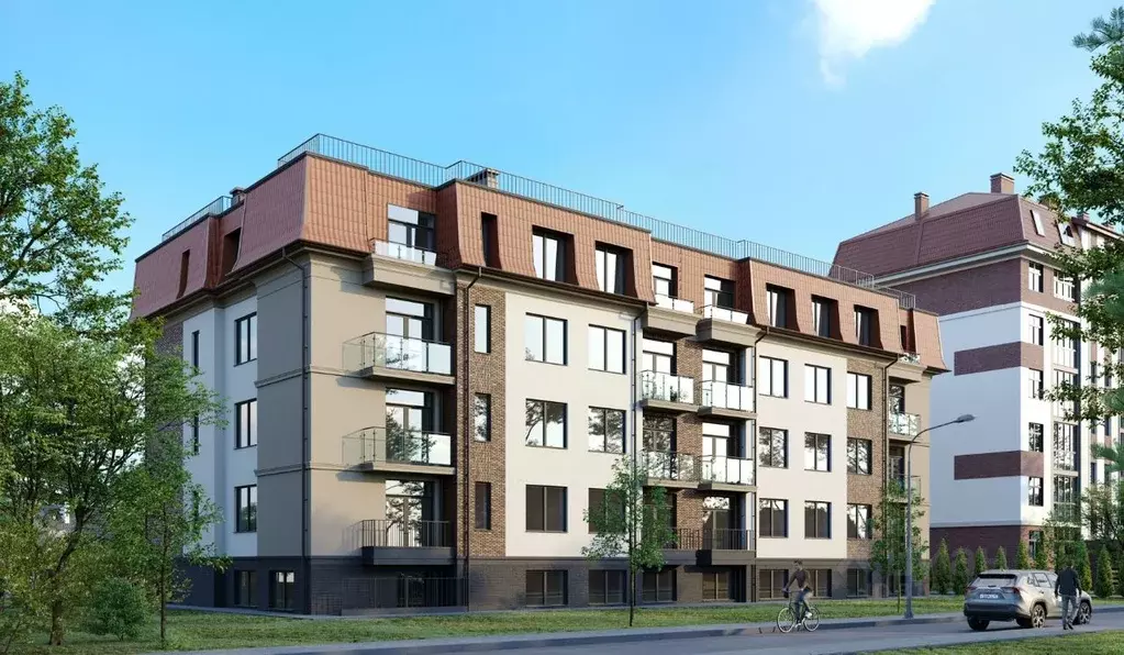 1-к кв. Калининградская область, Калининград Воздушная ул., 70 (53.0 ... - Фото 0