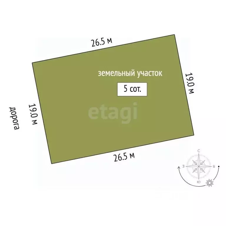 Участок в Тюменская область, Нижнетавдинский муниципальный округ, ... - Фото 2