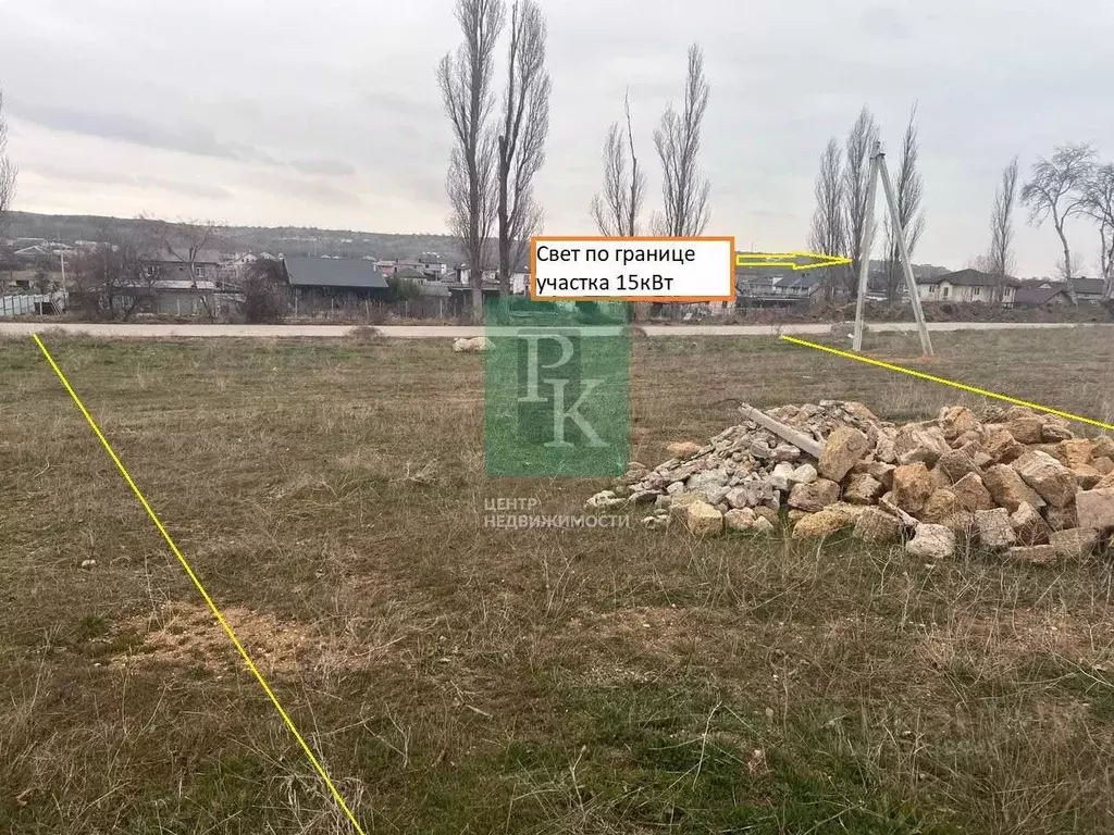 Участок в Севастополь с. Полюшко, ул. Германа Гутько (4.0 сот.) - Фото 1