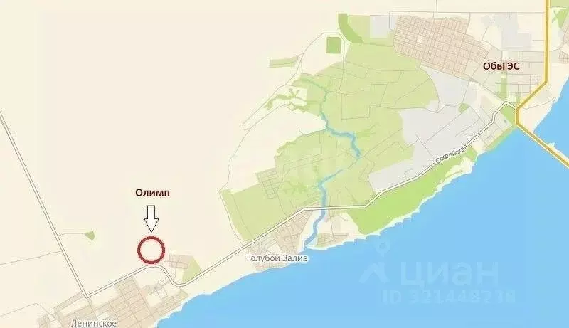 Участок в Новосибирская область, Новосибирский район, Морской ... - Фото 0