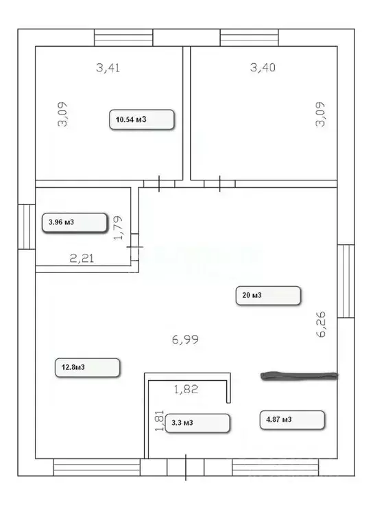 Дом в Пермский край, Березники Урожайная ул., 6А (67 м) - Фото 2