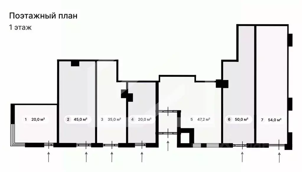Помещение свободного назначения в Москва Профсоюзная ул., 60/1 (47 м) - Фото 2