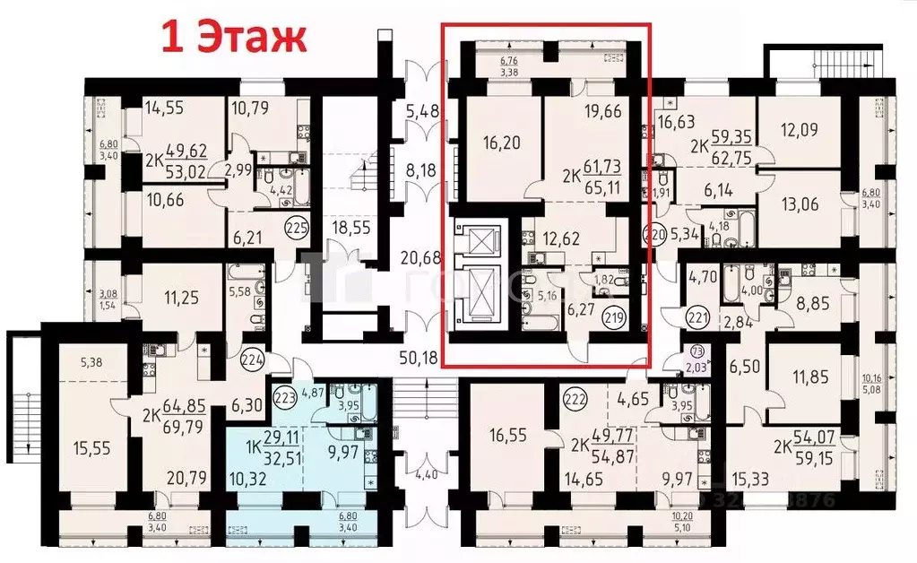 2-к кв. Томская область, Томский район, д. Кисловка, Левобережный мкр ... - Фото 1