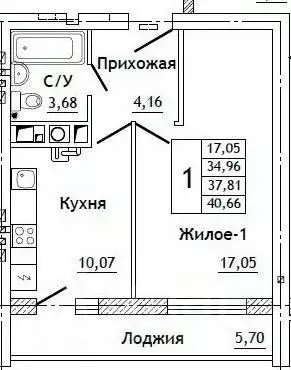 1-к кв. Смоленская область, Смоленский муниципальный округ, д. ... - Фото 0