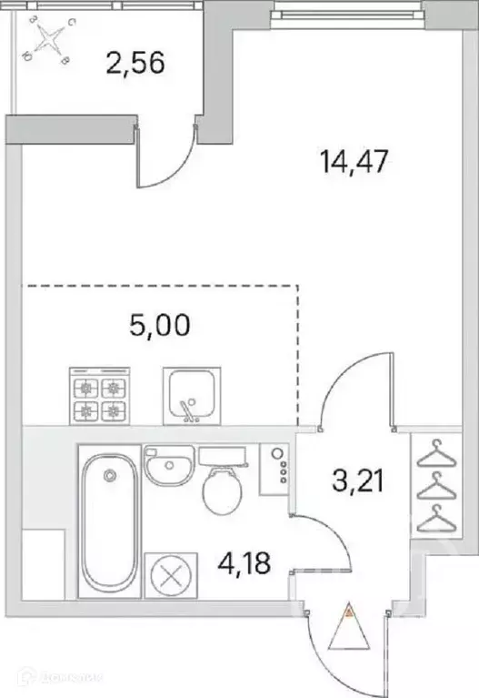 Продаётся квартира-студия, 30 м - Фото 1