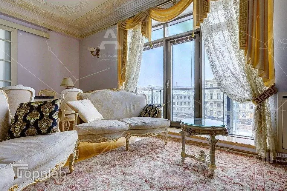 4-к кв. Санкт-Петербург наб. Реки Фонтанки, 1 (144.0 м) - Фото 1