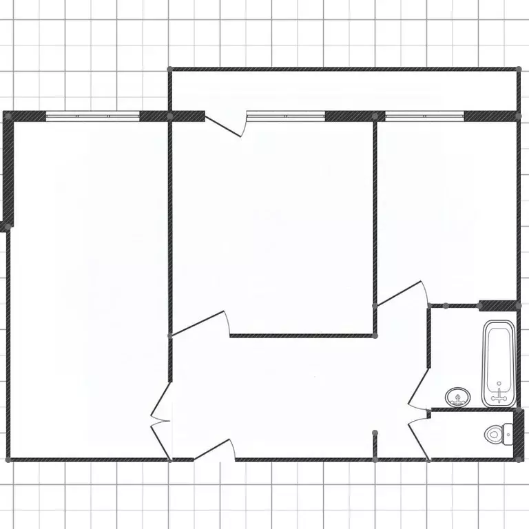 2-к кв. Липецкая область, Липецк просп. Победы, 12 (44.3 м) - Фото 2