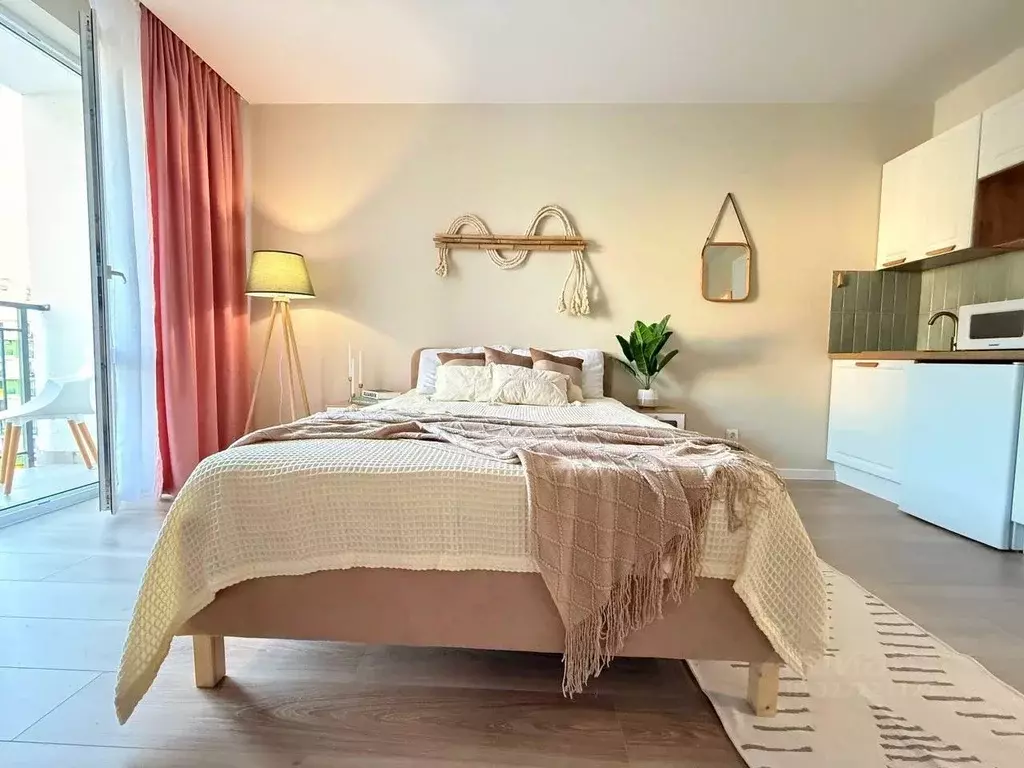 Студия Краснодарский край, Сочи ул. Искры, 88к3 (27.8 м) - Фото 1