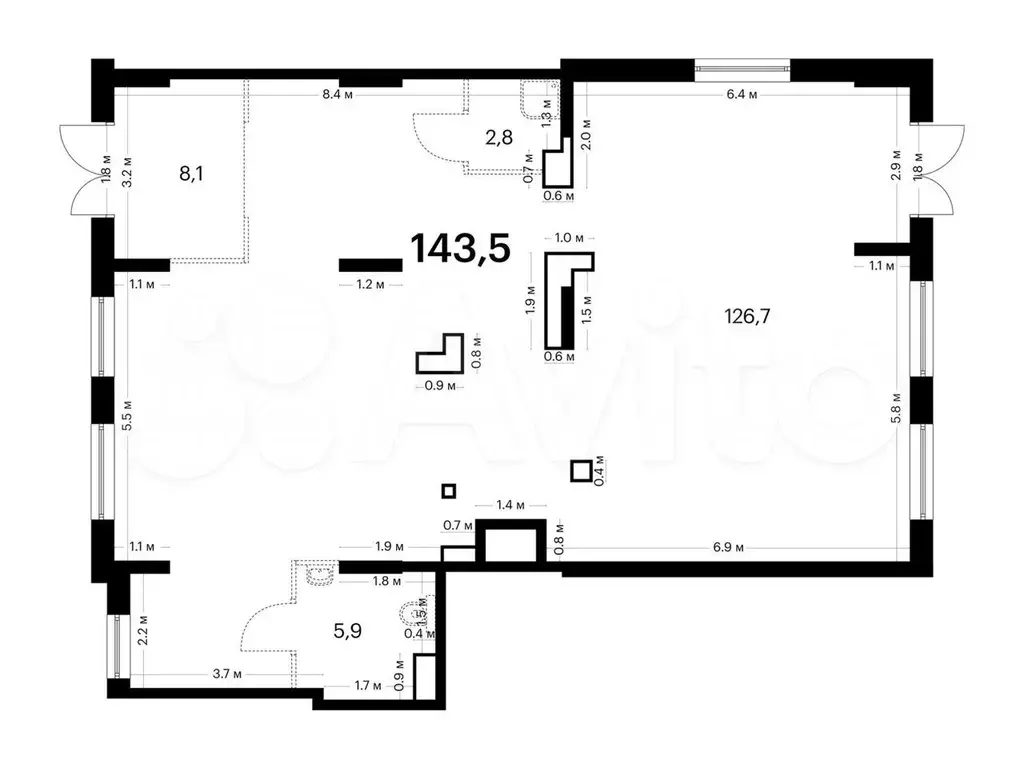 Продам помещение свободного назначения, 143.5 м - Фото 0