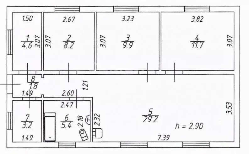 Дом в Омская область, Омск пер. 1-й Пикетный, 57 (78 м) - Фото 2