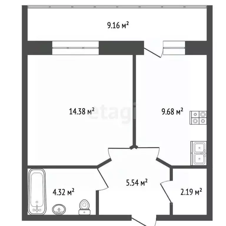 1-к кв. Марий Эл, Медведевский район, Руэмское с/пос, пос. Руэм ул. ... - Фото 1