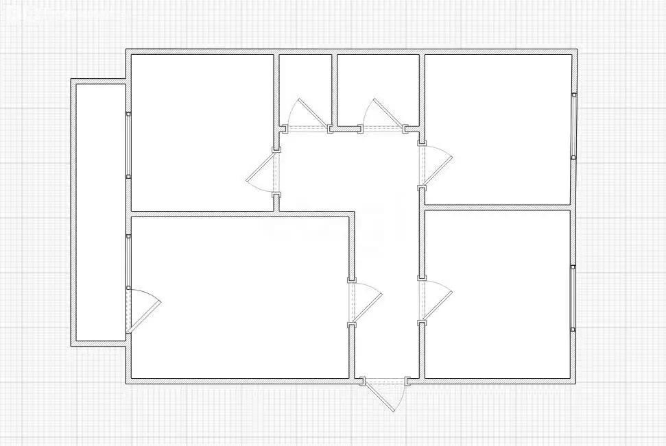 3-комнатная квартира: Кострома, посёлок Октябрьский, 2-я Центральная ... - Фото 1